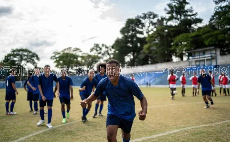 运动比赛的赛程规划与执行表：一个全面的视图